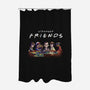 80s Stranger Friends-None-Polyester-Shower Curtain-fanfabio