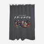 80s Stranger Friends-None-Polyester-Shower Curtain-fanfabio
