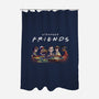 80s Stranger Friends-None-Polyester-Shower Curtain-fanfabio