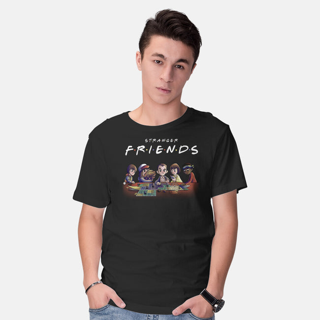 80s Stranger Friends-Mens-Basic-Tee-fanfabio