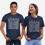 Silk Division-Unisex-Basic-Tee-rocketman_art