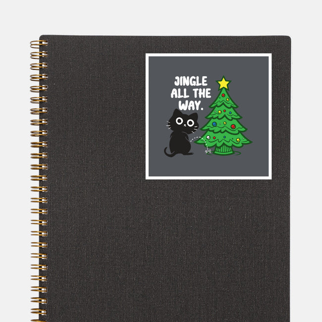 I Jingle All The Way-None-Glossy-Sticker-turborat14