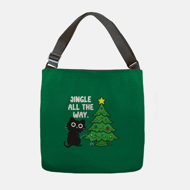 I Jingle All The Way-None-Adjustable Tote-Bag-turborat14