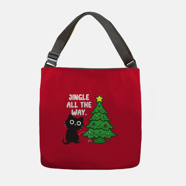I Jingle All The Way-None-Adjustable Tote-Bag-turborat14
