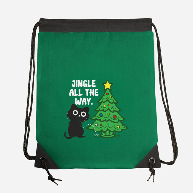 I Jingle All The Way-None-Drawstring-Bag-turborat14
