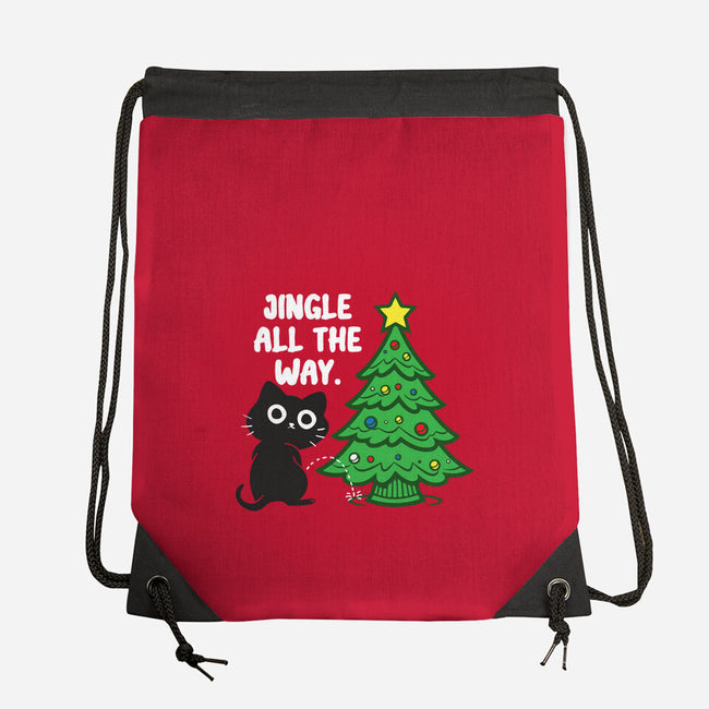 I Jingle All The Way-None-Drawstring-Bag-turborat14