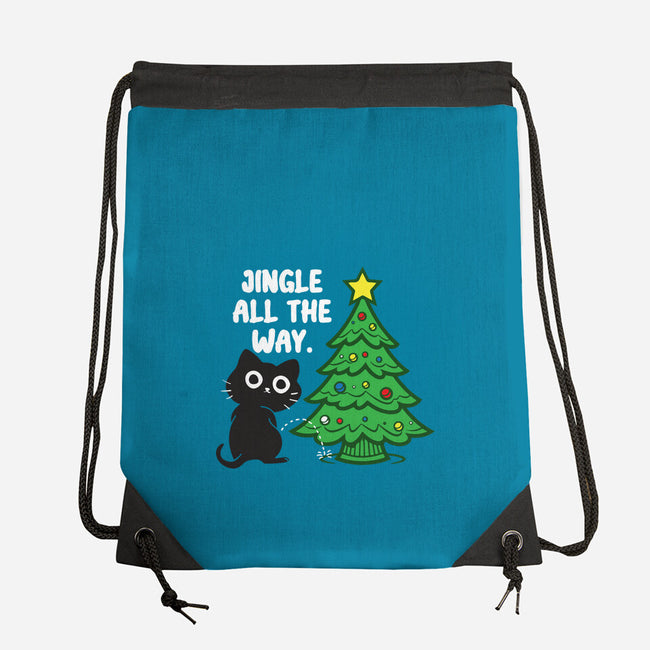I Jingle All The Way-None-Drawstring-Bag-turborat14
