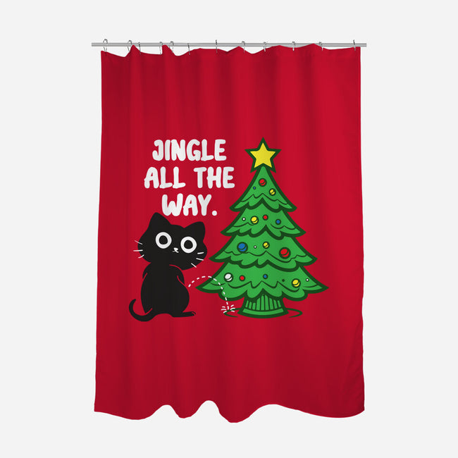 I Jingle All The Way-None-Polyester-Shower Curtain-turborat14