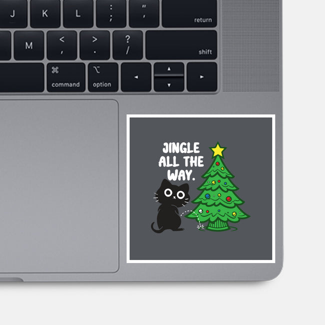 I Jingle All The Way-None-Glossy-Sticker-turborat14