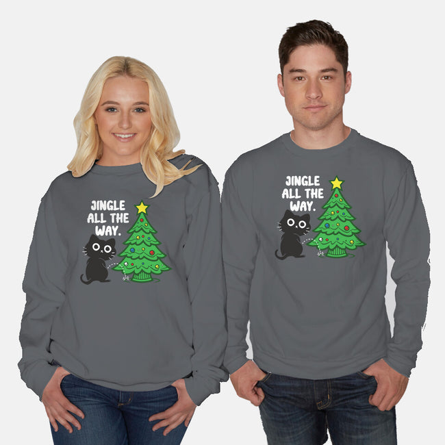 I Jingle All The Way-Unisex-Crew Neck-Sweatshirt-turborat14