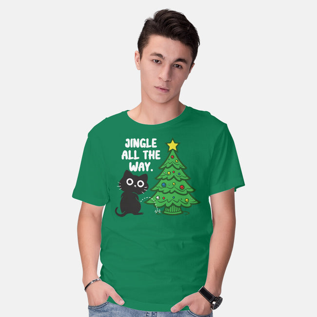 I Jingle All The Way-Mens-Basic-Tee-turborat14