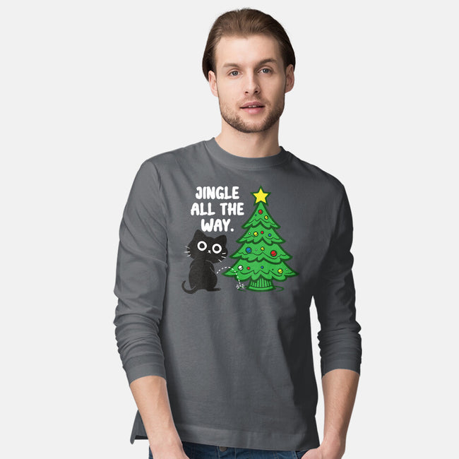 I Jingle All The Way-Mens-Long Sleeved-Tee-turborat14
