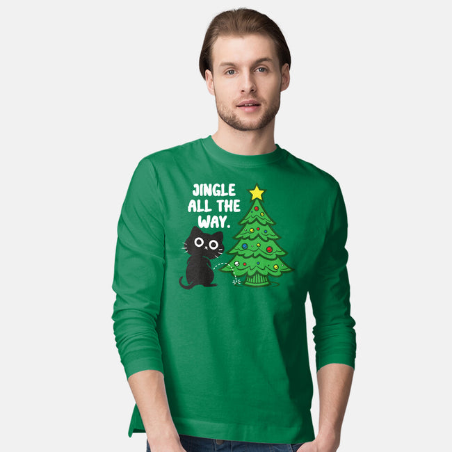 I Jingle All The Way-Mens-Long Sleeved-Tee-turborat14