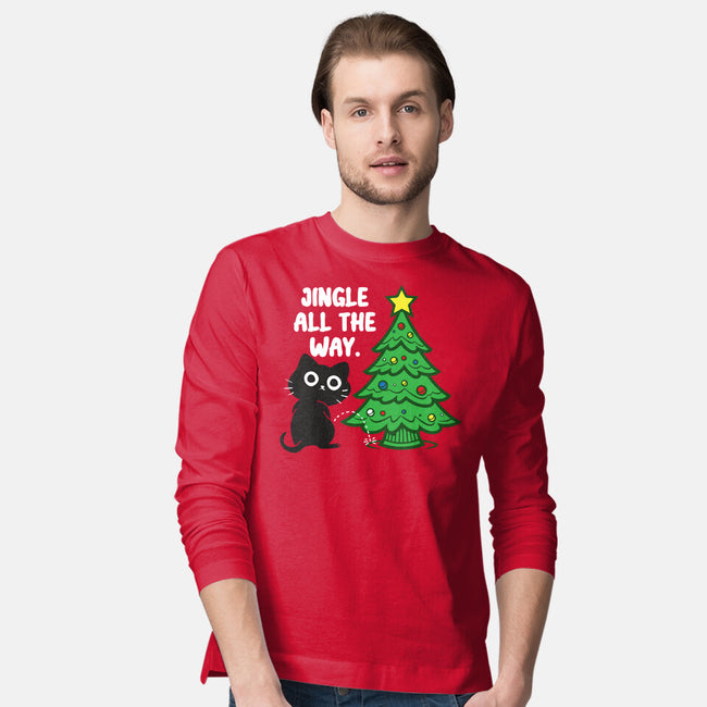 I Jingle All The Way-Mens-Long Sleeved-Tee-turborat14