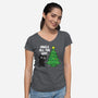 I Jingle All The Way-Womens-V-Neck-Tee-turborat14