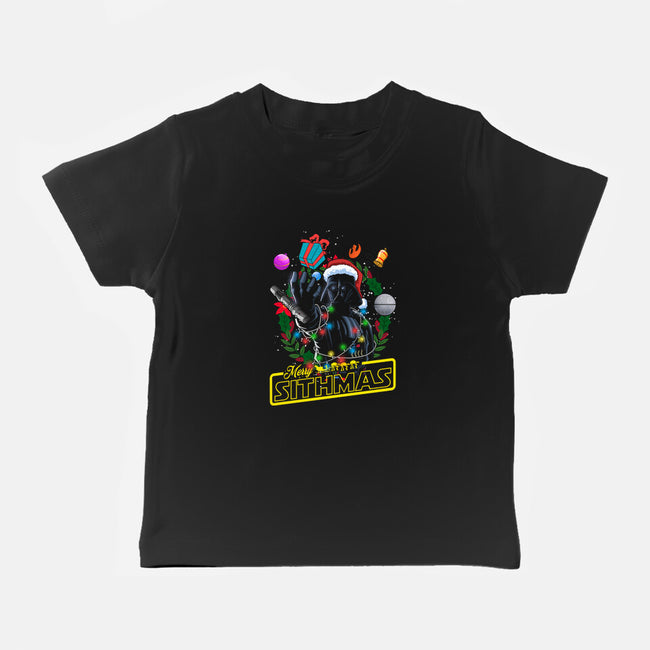 Santa Vader-Baby-Basic-Tee-Diego Oliver