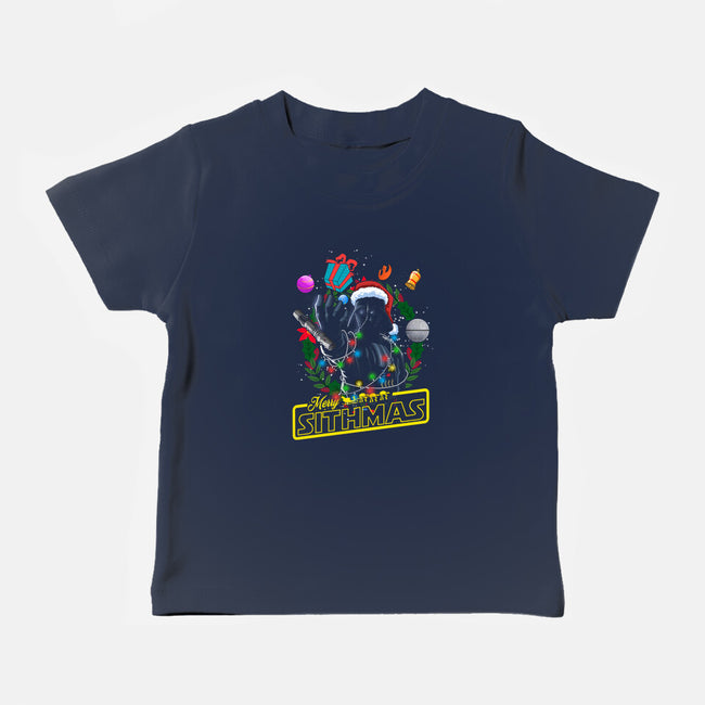 Santa Vader-Baby-Basic-Tee-Diego Oliver