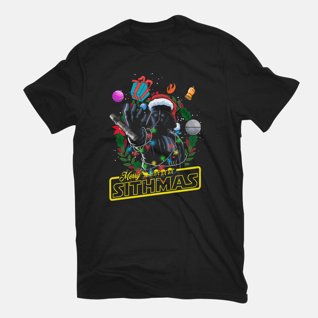 Santa Vader-Womens-Fitted-Tee-Diego Oliver