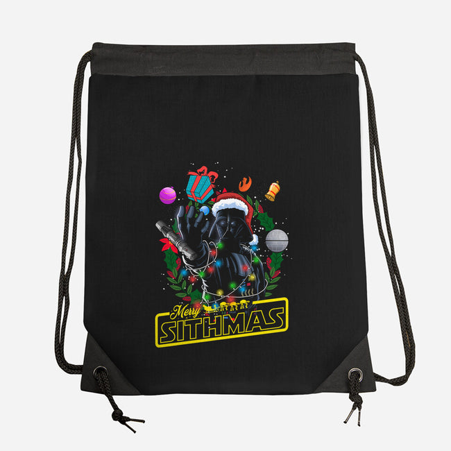 Santa Vader-None-Drawstring-Bag-Diego Oliver