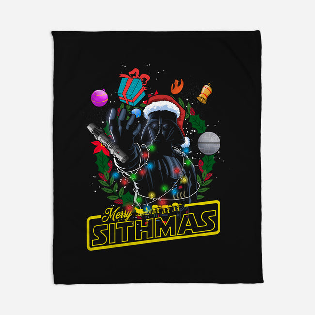 Santa Vader-None-Fleece-Blanket-Diego Oliver