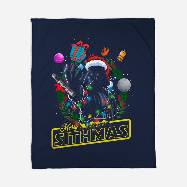 Santa Vader-None-Fleece-Blanket-Diego Oliver