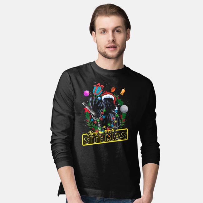 Santa Vader-Mens-Long Sleeved-Tee-Diego Oliver