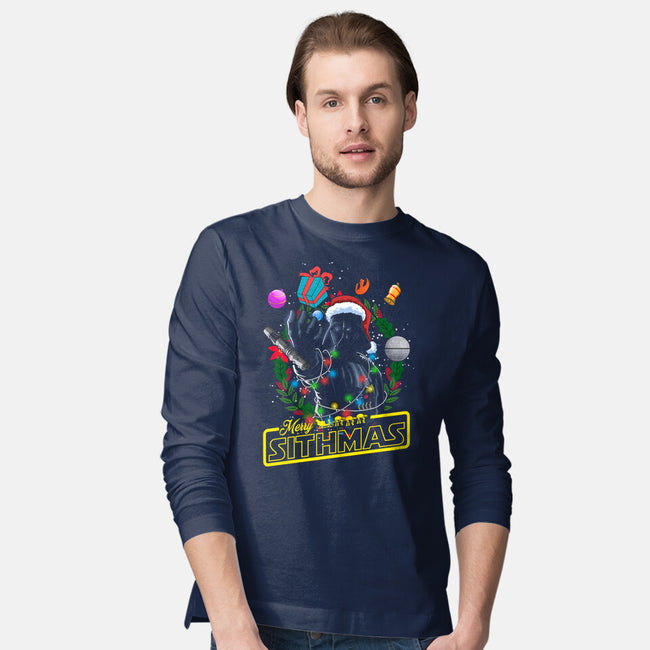 Santa Vader-Mens-Long Sleeved-Tee-Diego Oliver
