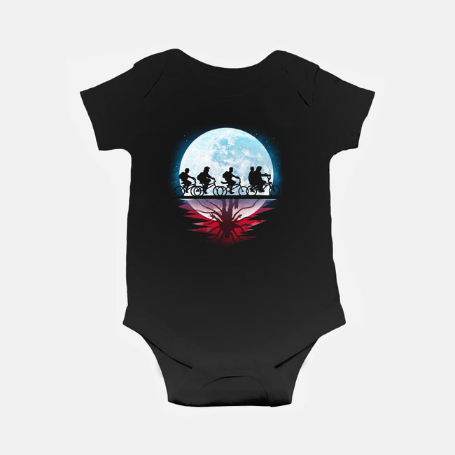 Strange Moon-Baby-Basic-Onesie-Vallina84