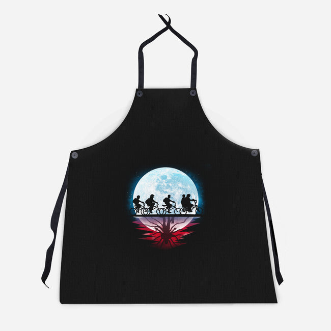 Strange Moon-Unisex-Kitchen-Apron-Vallina84
