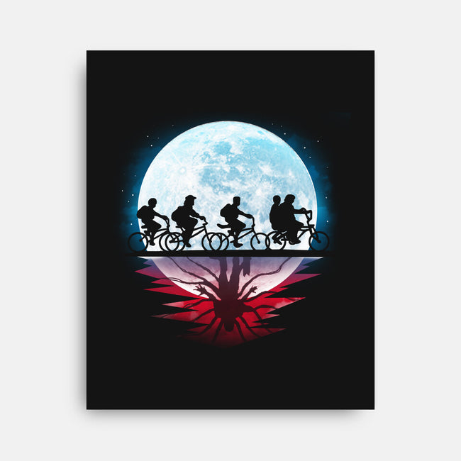 Strange Moon-None-Stretched-Canvas-Vallina84