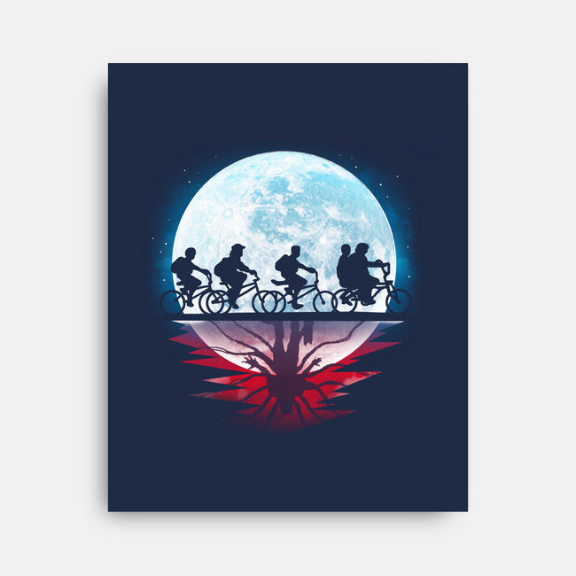 Strange Moon-None-Stretched-Canvas-Vallina84