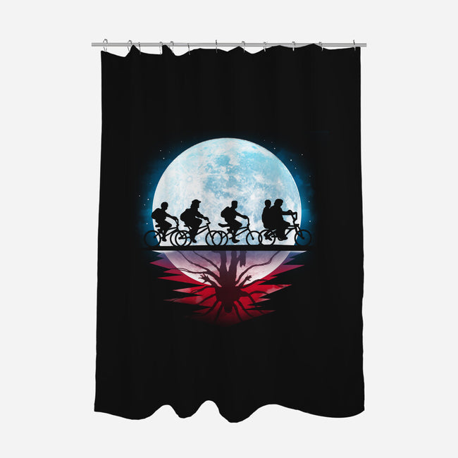 Strange Moon-None-Polyester-Shower Curtain-Vallina84