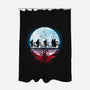 Strange Moon-None-Polyester-Shower Curtain-Vallina84
