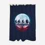 Strange Moon-None-Polyester-Shower Curtain-Vallina84