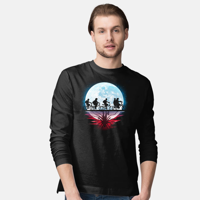 Strange Moon-Mens-Long Sleeved-Tee-Vallina84