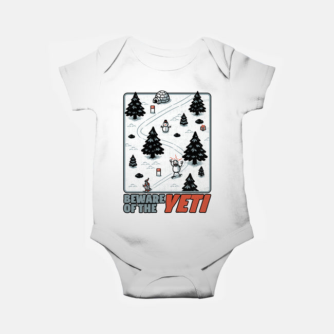 Winter Game Yeti-Baby-Basic-Onesie-Studio Mootant