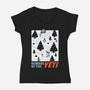 Winter Game Yeti-Womens-V-Neck-Tee-Studio Mootant