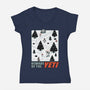 Winter Game Yeti-Womens-V-Neck-Tee-Studio Mootant
