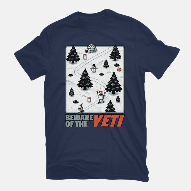 Winter Game Yeti-Womens-Fitted-Tee-Studio Mootant