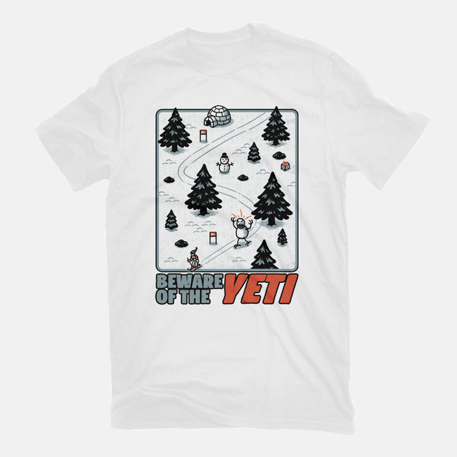 Winter Game Yeti-Womens-Fitted-Tee-Studio Mootant