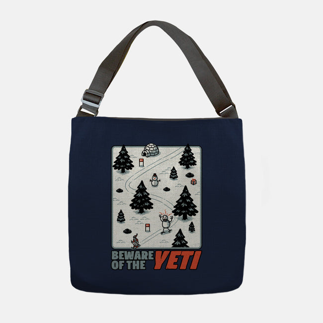 Winter Game Yeti-None-Adjustable Tote-Bag-Studio Mootant