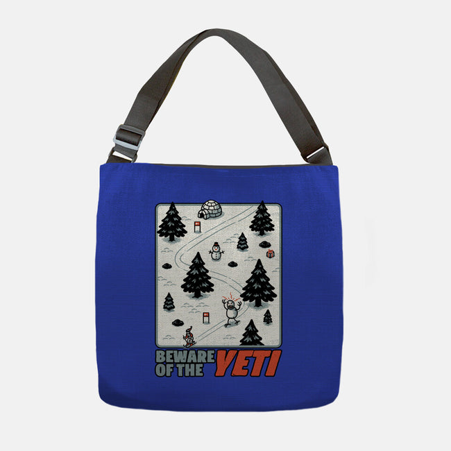 Winter Game Yeti-None-Adjustable Tote-Bag-Studio Mootant