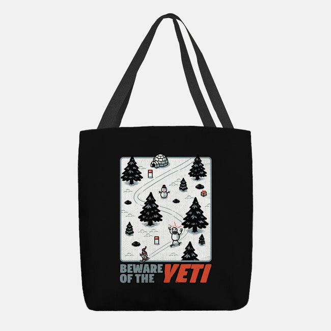 Winter Game Yeti-None-Basic Tote-Bag-Studio Mootant
