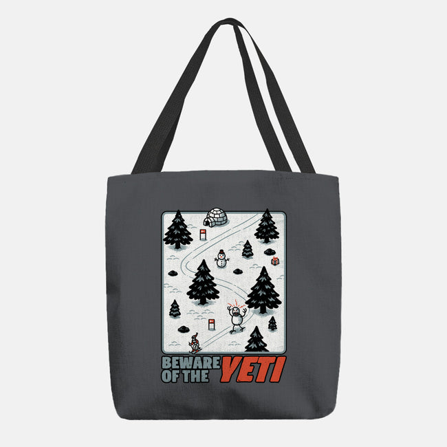 Winter Game Yeti-None-Basic Tote-Bag-Studio Mootant