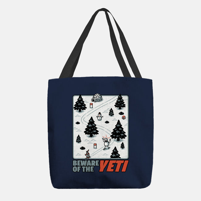 Winter Game Yeti-None-Basic Tote-Bag-Studio Mootant