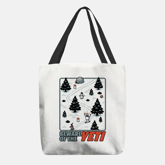 Winter Game Yeti-None-Basic Tote-Bag-Studio Mootant