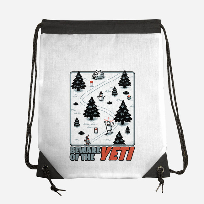 Winter Game Yeti-None-Drawstring-Bag-Studio Mootant