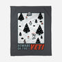 Winter Game Yeti-None-Fleece-Blanket-Studio Mootant