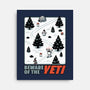 Winter Game Yeti-None-Stretched-Canvas-Studio Mootant