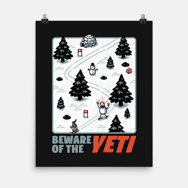 Winter Game Yeti-None-Matte-Poster-Studio Mootant